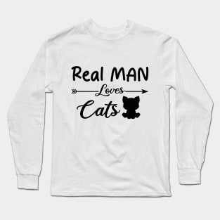 Real Man Loves Cats Long Sleeve T-Shirt